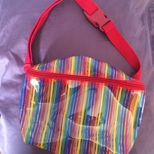 rainbow fanny pack